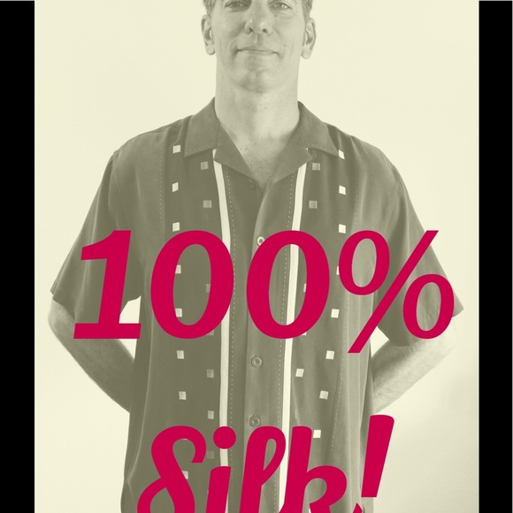 Nat Nast 100% SIlk Luxury Shirt - Picture 1 of 6