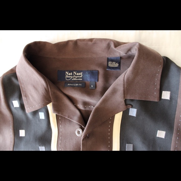 Nat Nast 100% SIlk Luxury Shirt - Picture 4 of 6