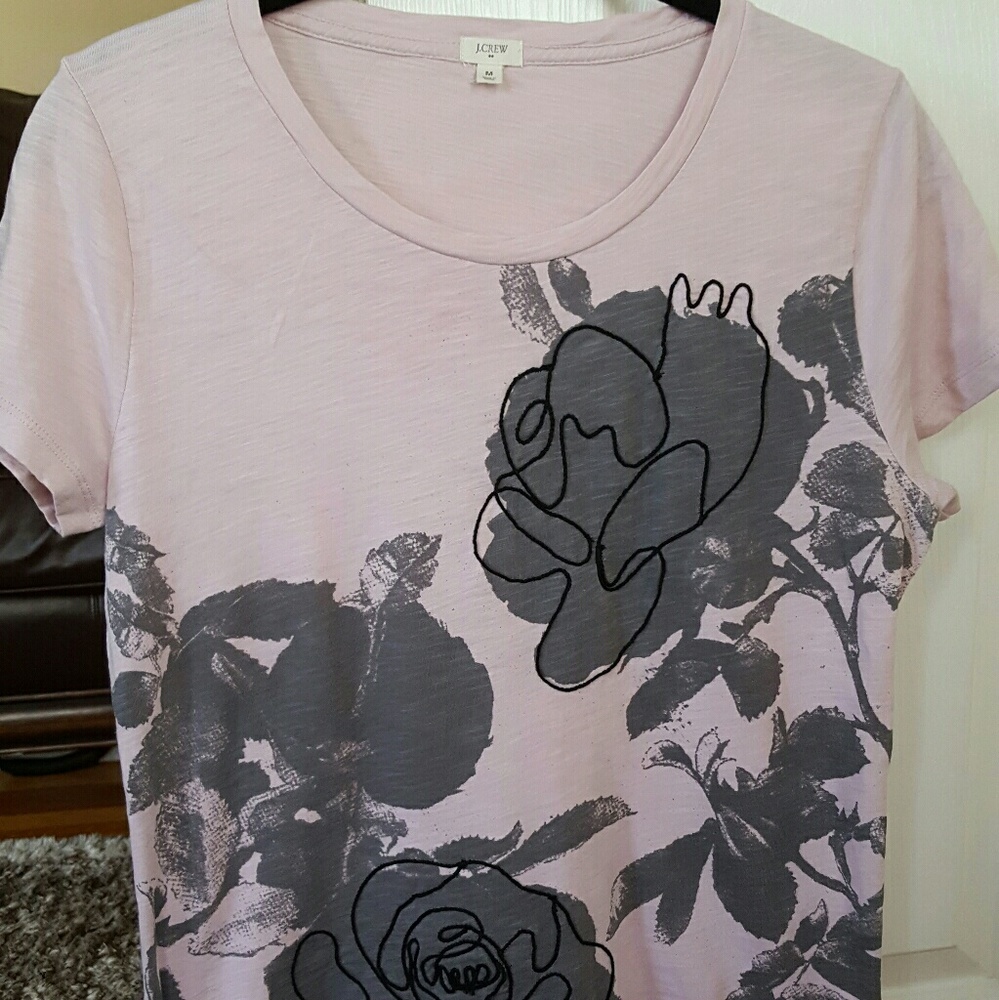 J CREW light pink shirt size medium