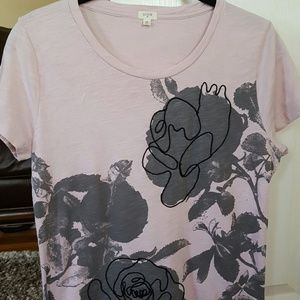 J CREW light pink shirt size medium