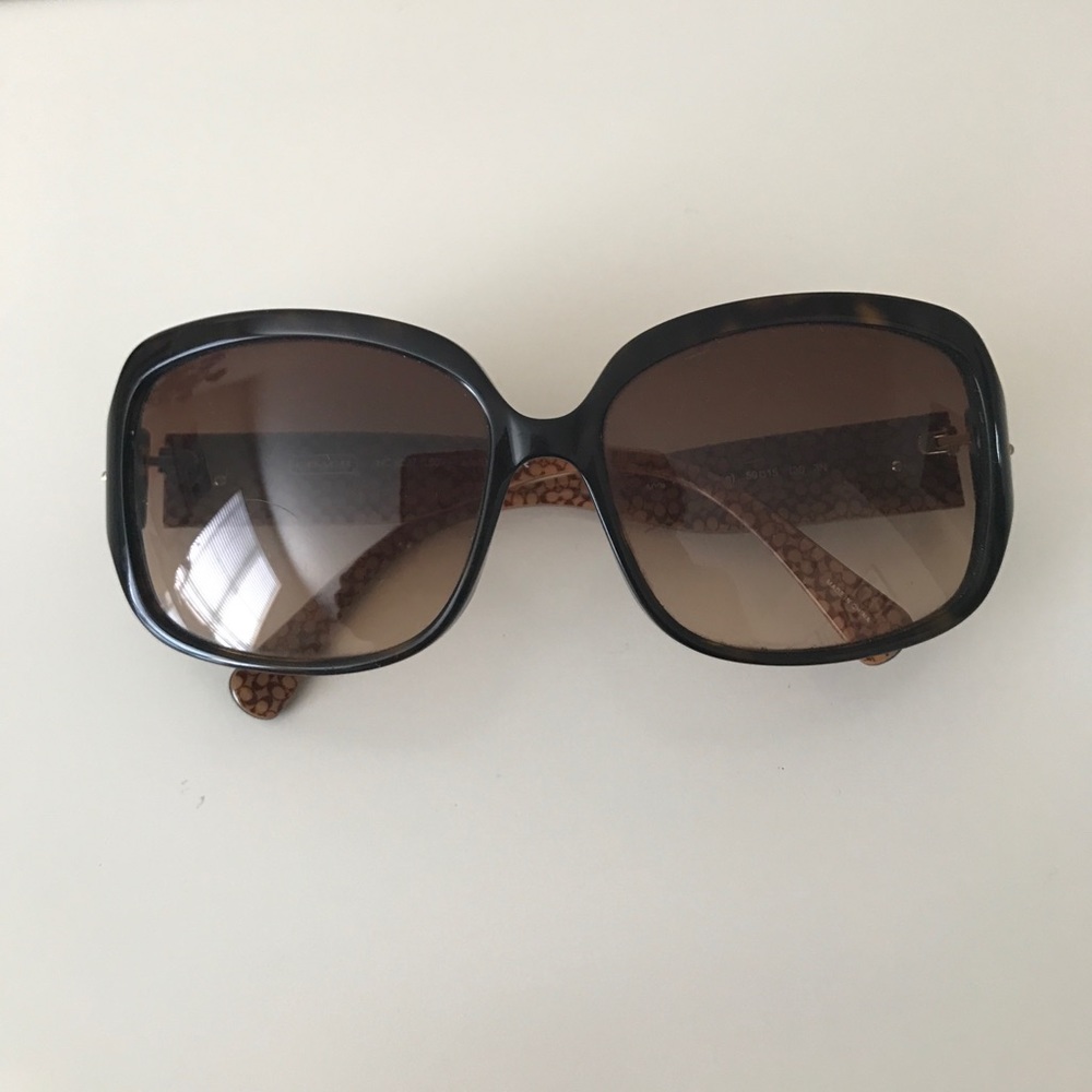 USED TWO TIMES EVER Coach sunglasses