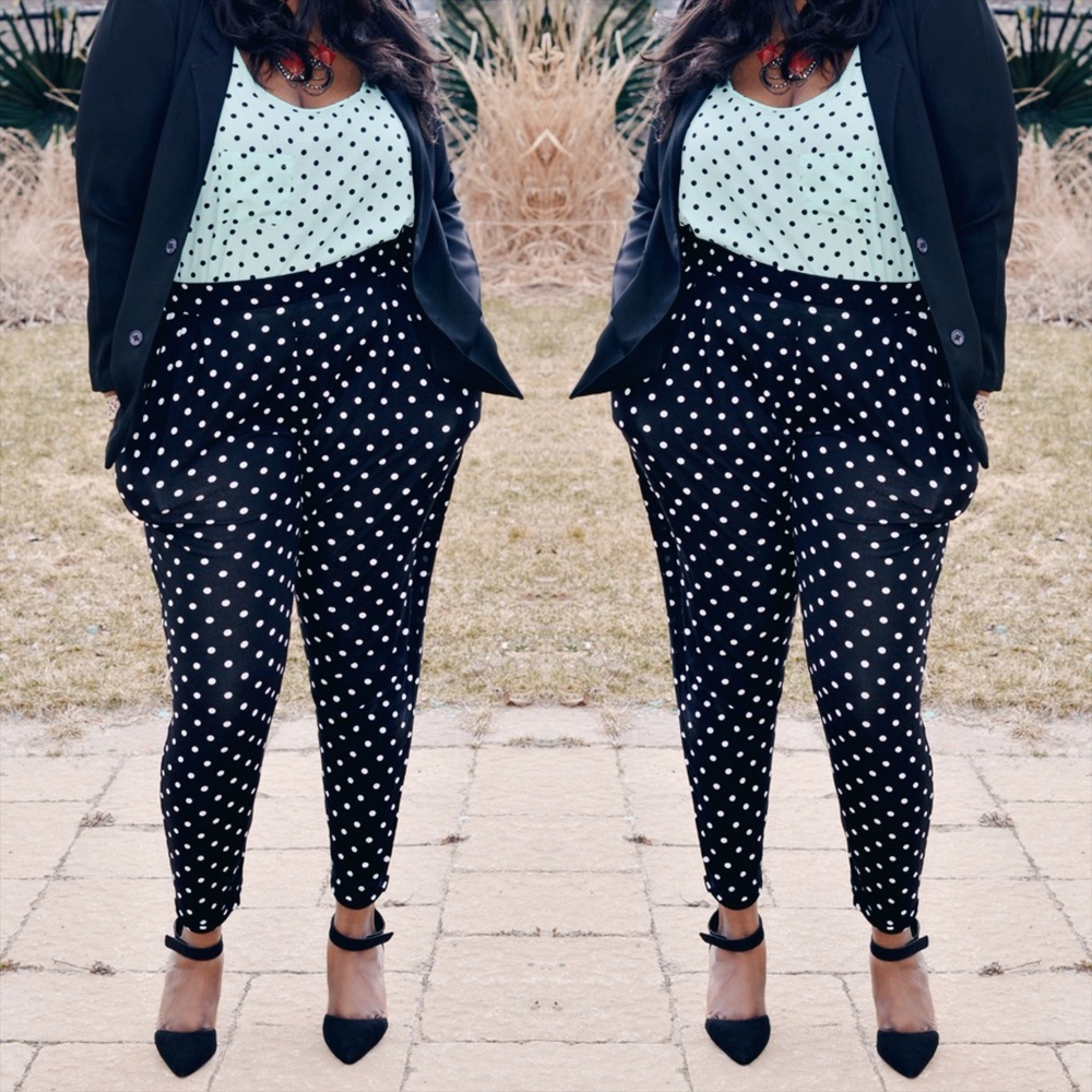 Polka Dot Capris