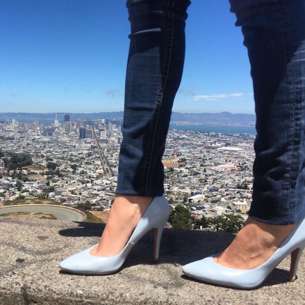 Pumps-- Baby blue pumps