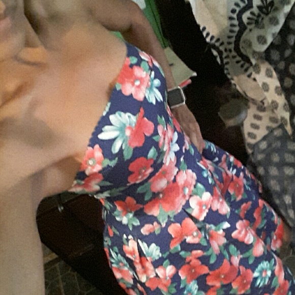 Floral strapless dress - Picture 3 of 3