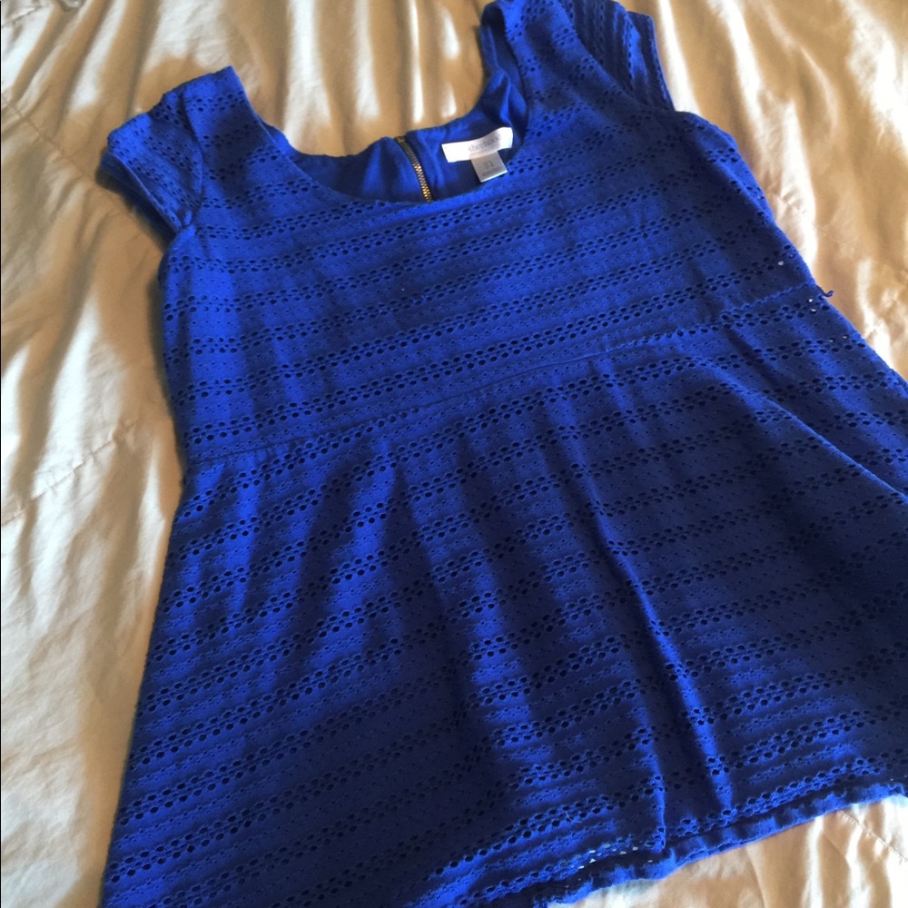 Blue Maternity top