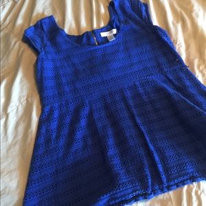 Blue Maternity top
