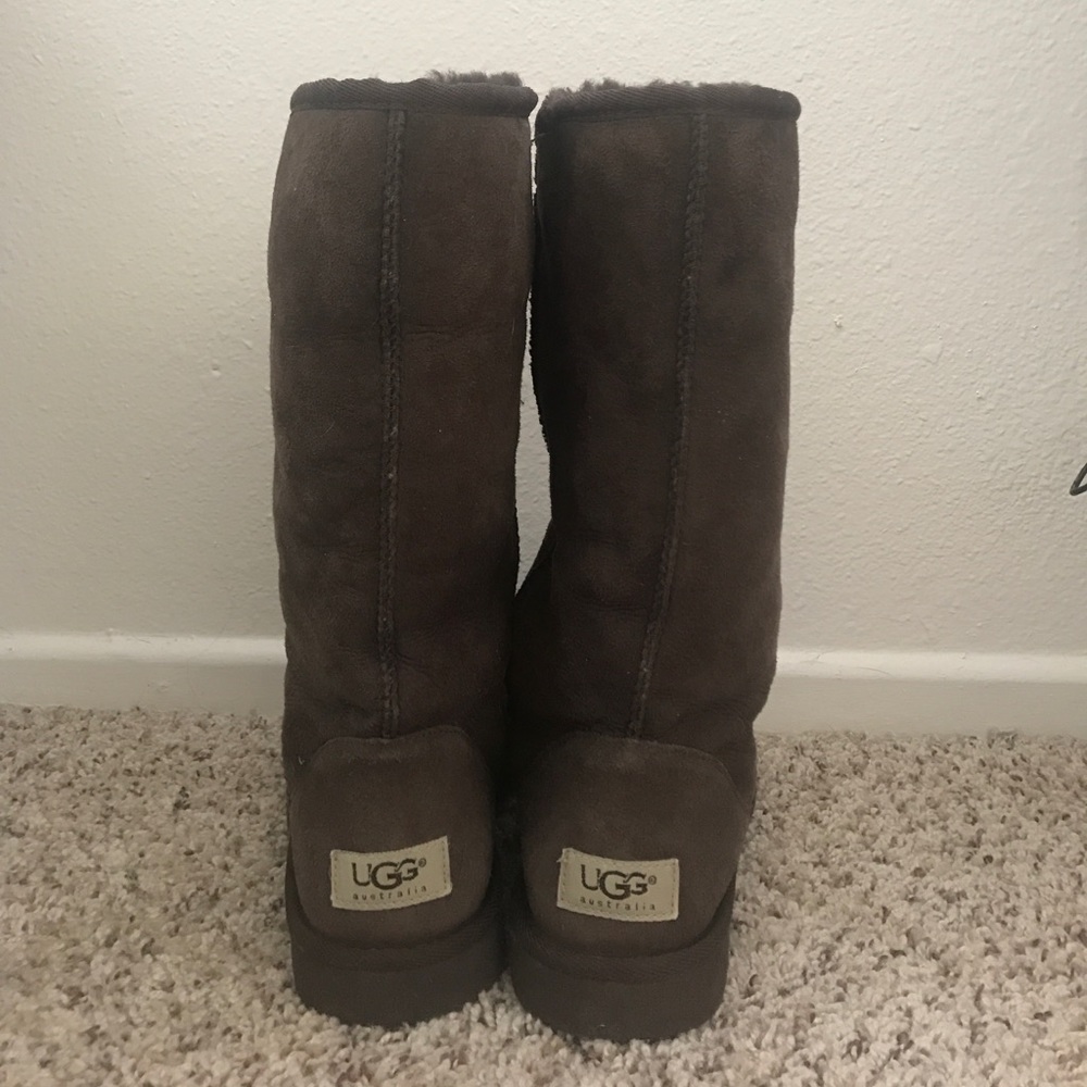 UGG boots!!!! Tall-dark brown