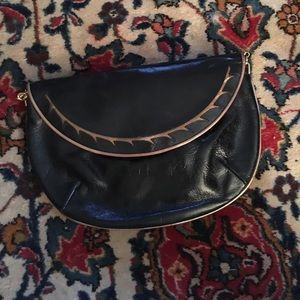 Saks black shoulder bag