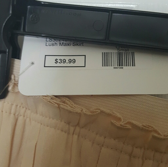 NWT: Cream Double Split Maxi Dress - Picture 2 of 2