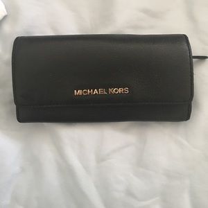 Michael Kors Black Leather Wallet