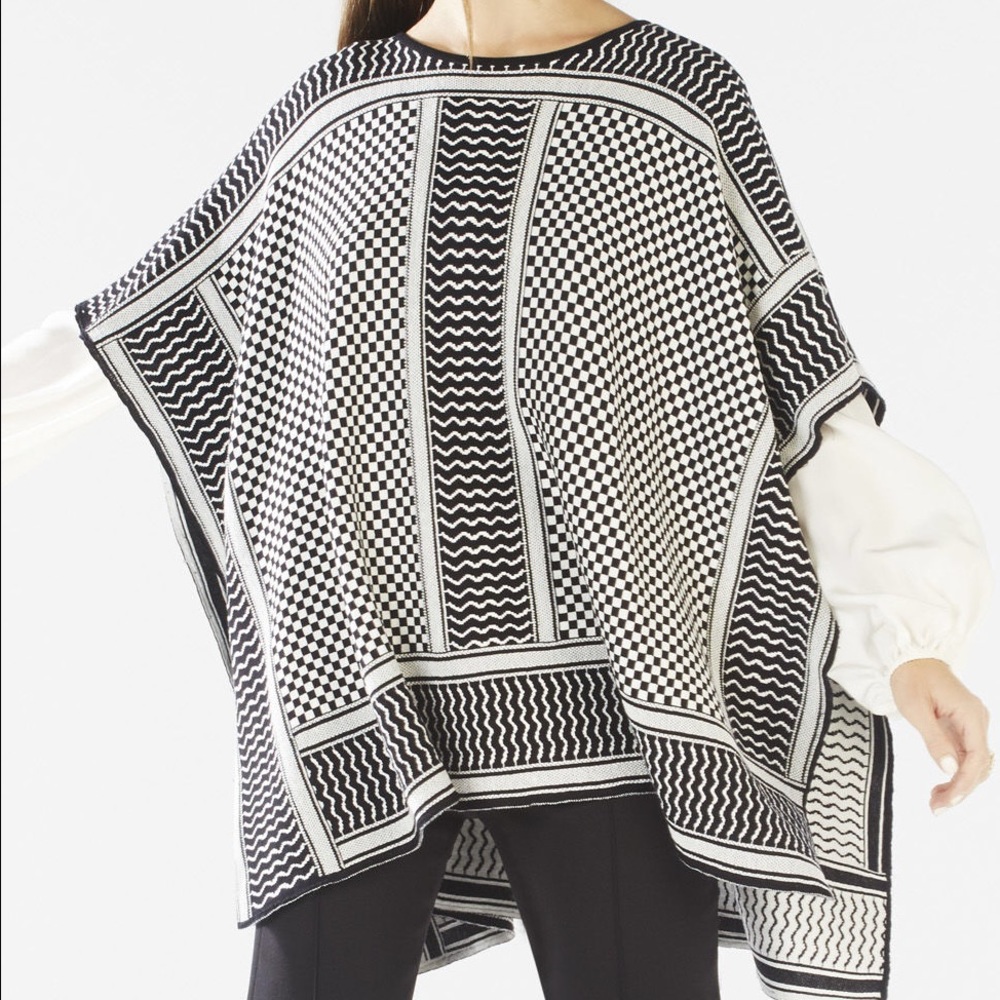 BCBG Knit Poncho