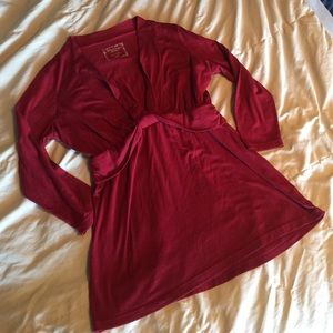 Red Maternity top