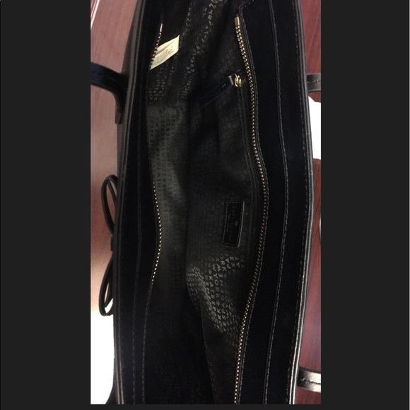 Kate Spade All Black Leather Tote - Picture 3 of 4