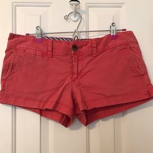 Salmon colored shorts