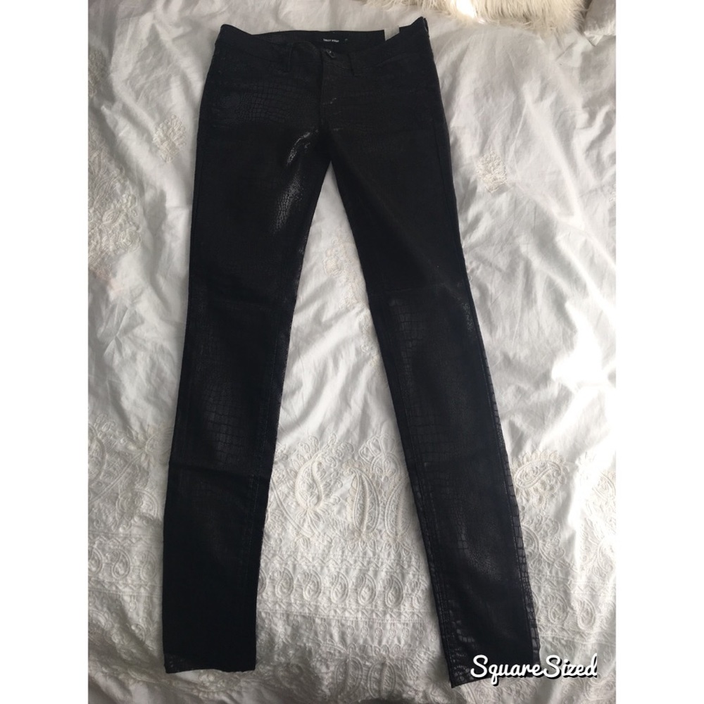 Black snake print on pants