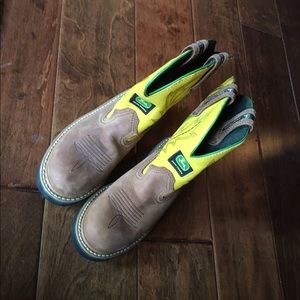 John Deere Children's Cowboy Boots, Size 1M