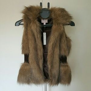 Faux fur vest