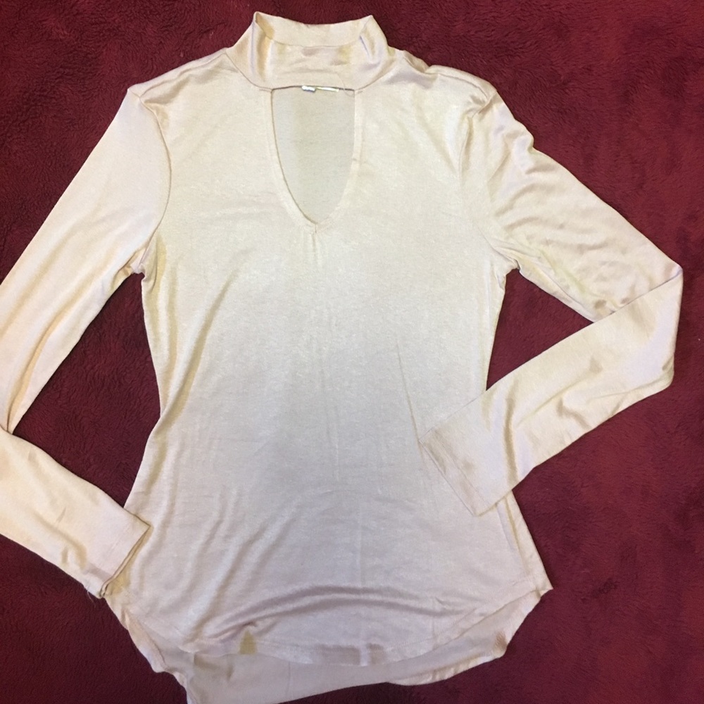 Long sleeve open chest
