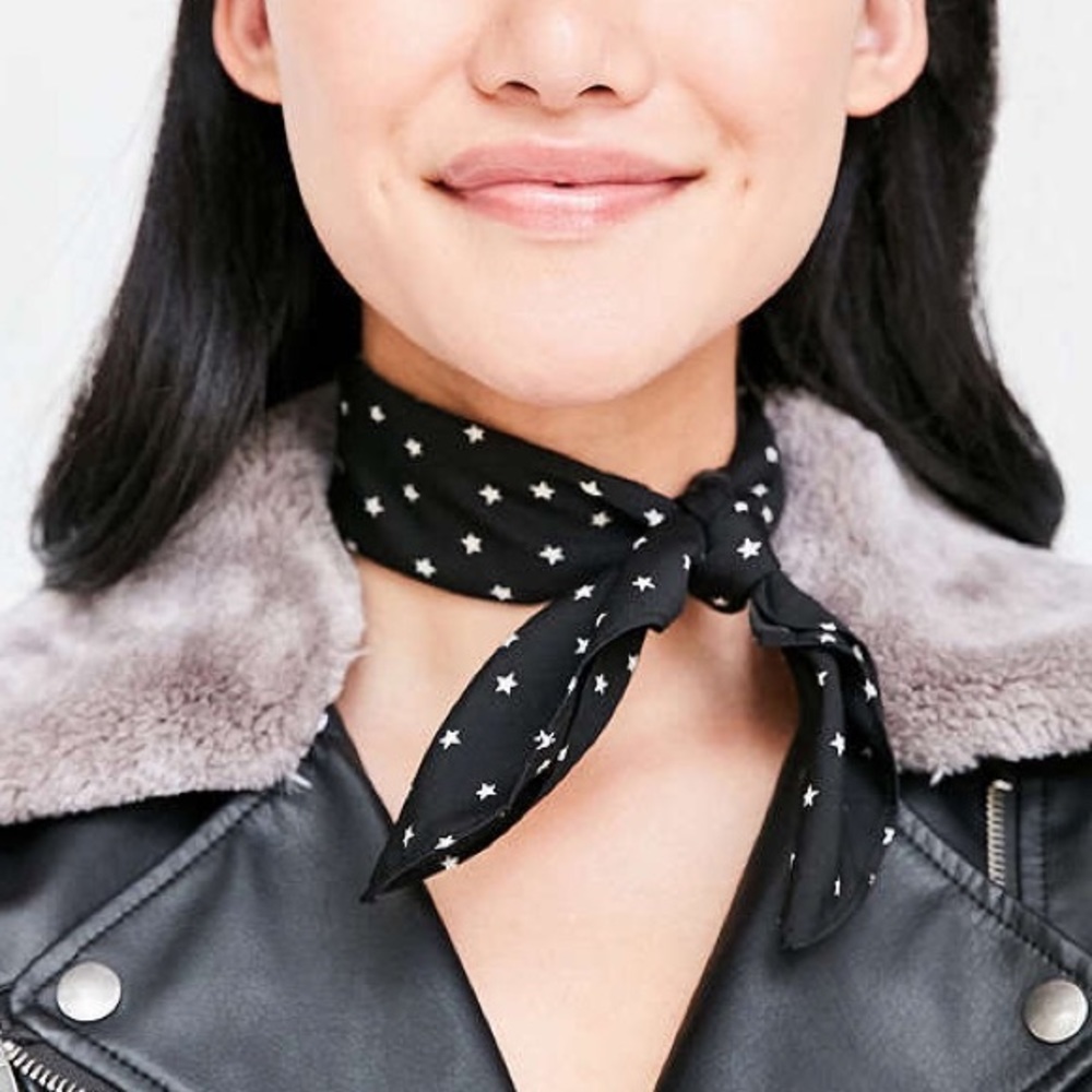 Urban Outfitters Ecote Silky Star Scarf