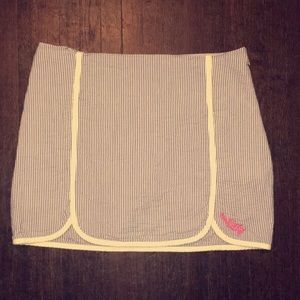 LILLY PULITZER BLUE SEERSUCKER CALA SKORT