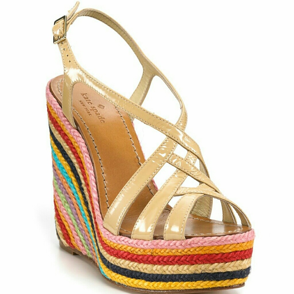 SOLD! Lindsay Biscuit Rainbow Wedge