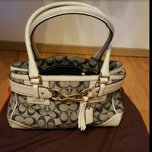 Coach top handle handbag