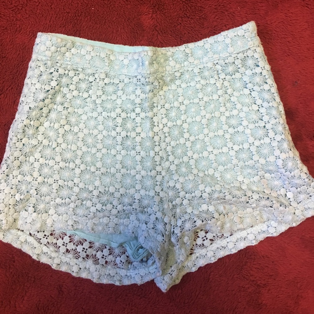 Turquoise shorts
