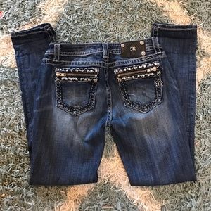 EEUC Miss Me Mid Rise Skinnies Sz 29