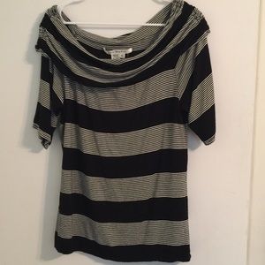 Max Studio Wide Shoulder Top