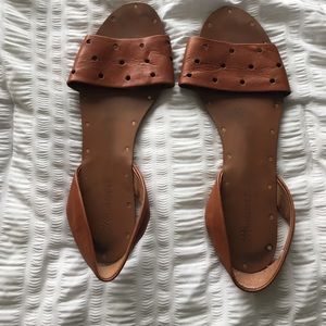 Madewell punch hole slingback sandals