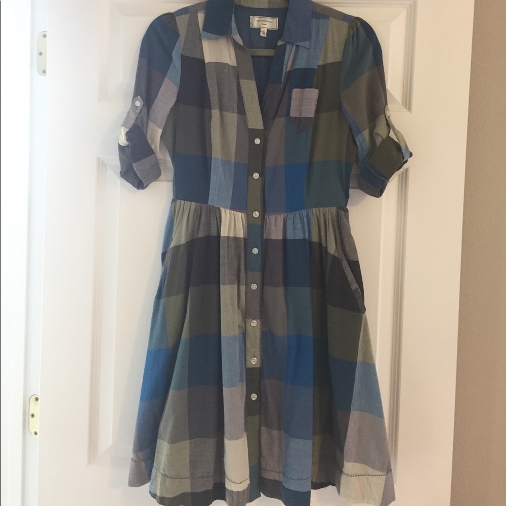 Plaid Shirt Dress by Moulinette Soeurs