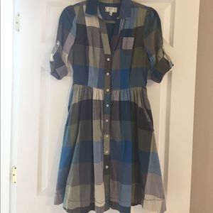 Plaid Shirt Dress by Moulinette Soeurs