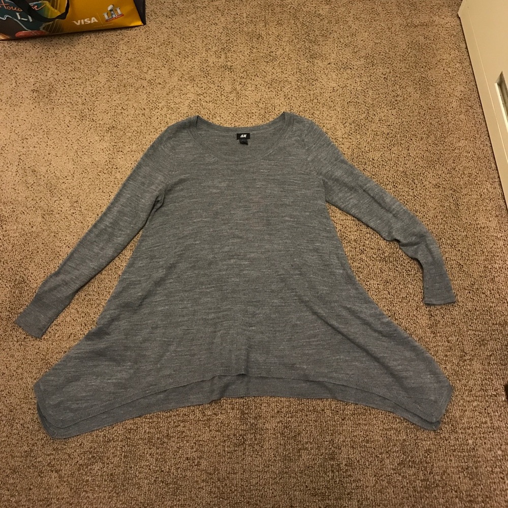 H&M sweater w/ asymmetric hem