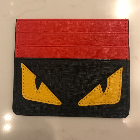 fendi eyes cardholder