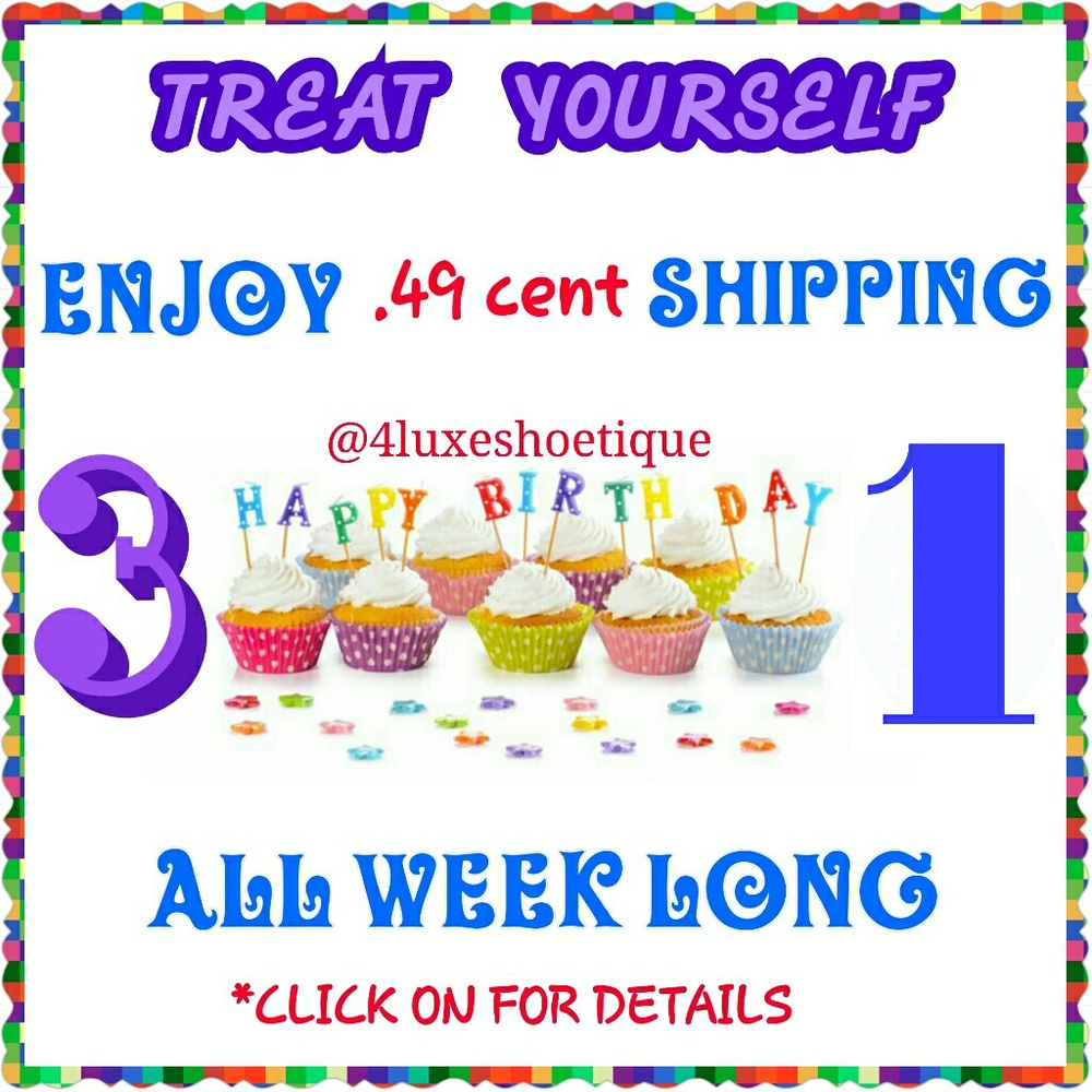 .49 cent SHIPPING FOR A WEEK