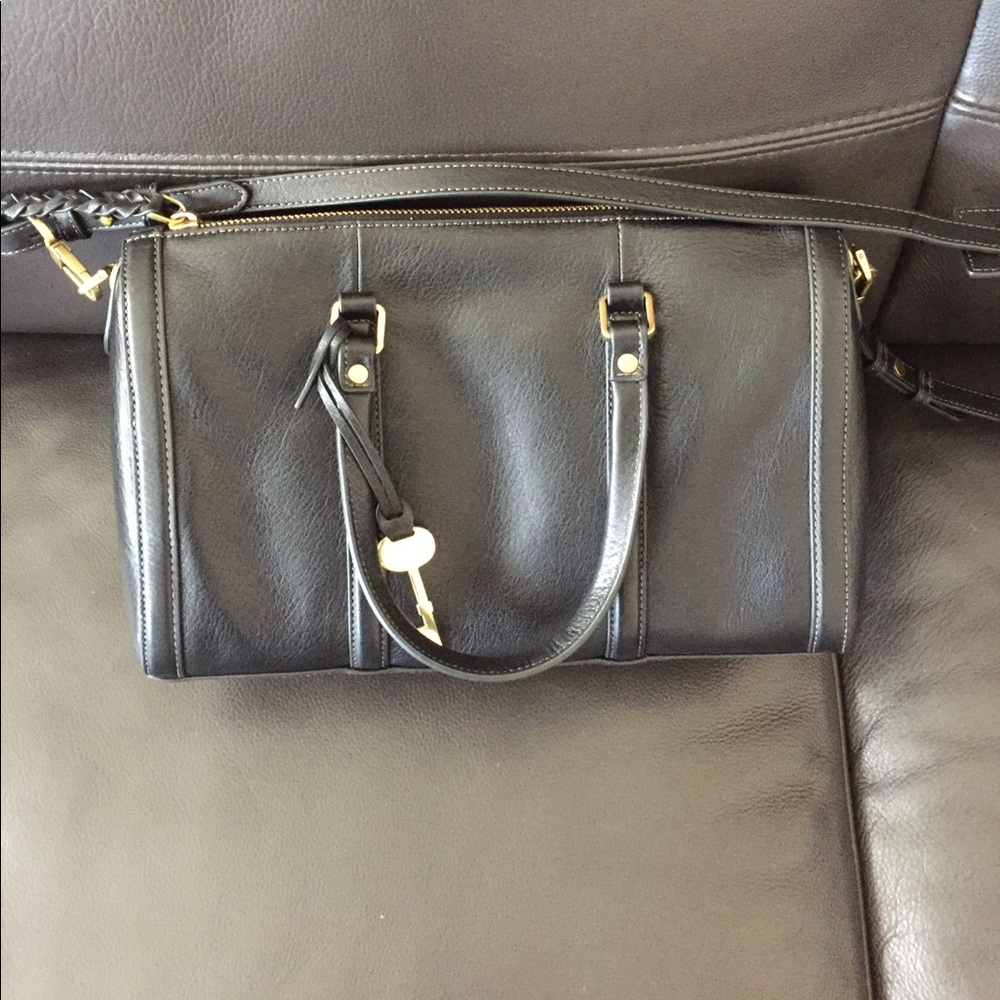 Black crossbody bag