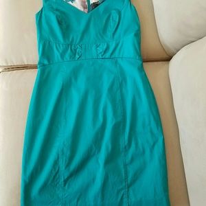 Aqua blue dress