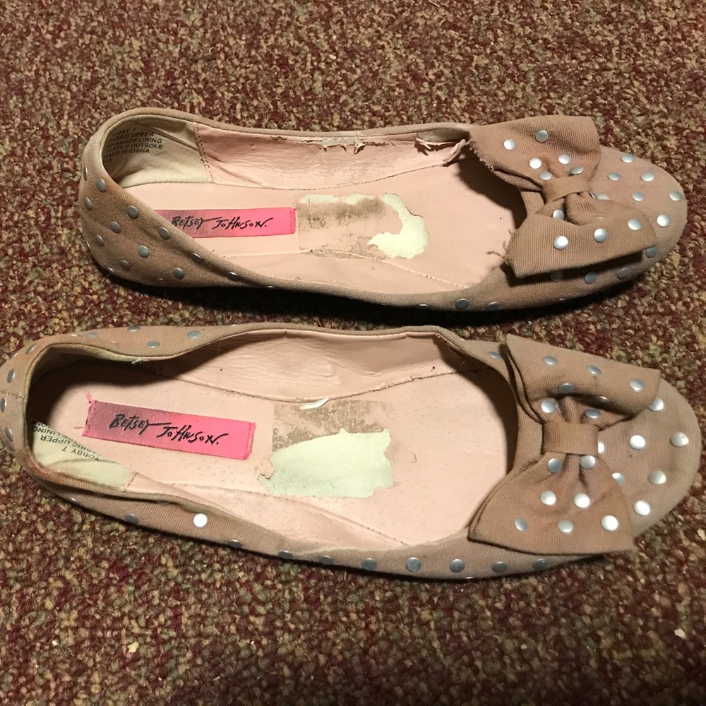 Very worn betsey Johnson flats
