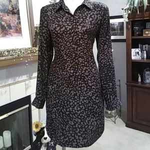 Loft leopard dress