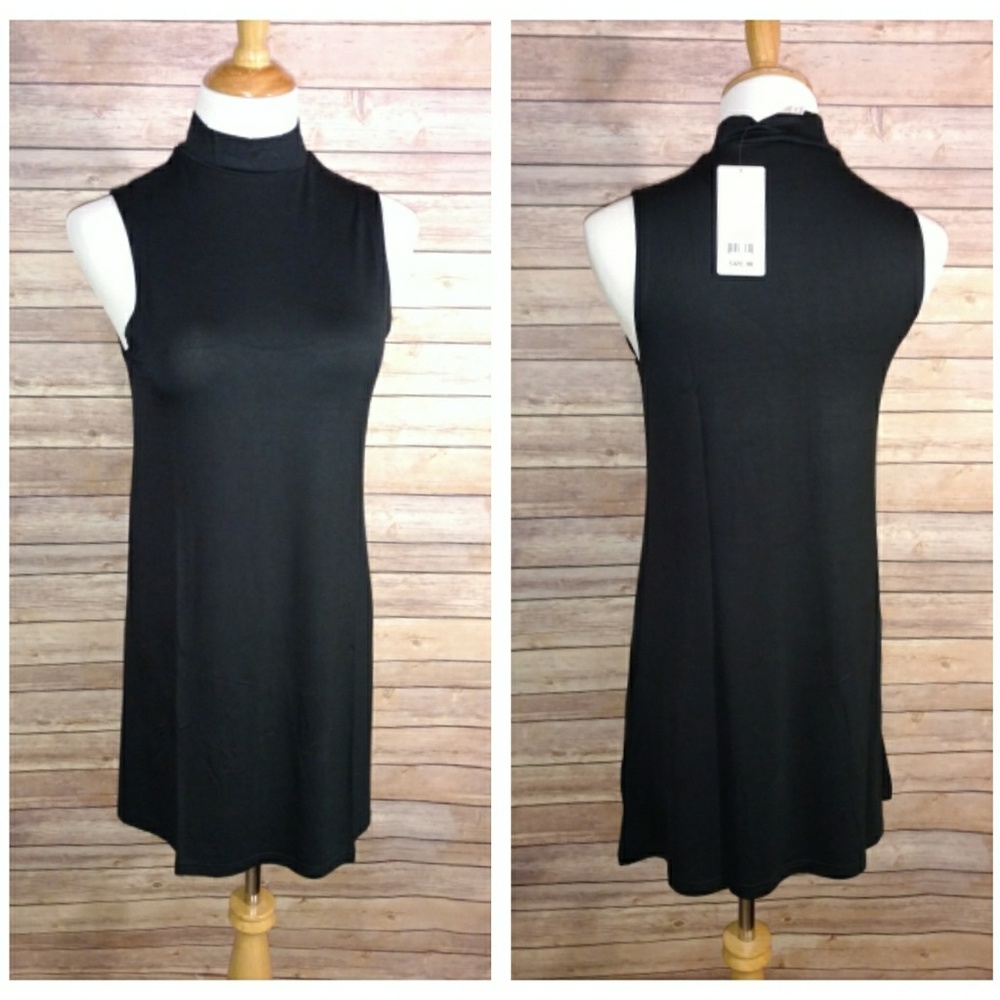 🔹Black Dress 🔹 High Neckline - Picture 2 of 7