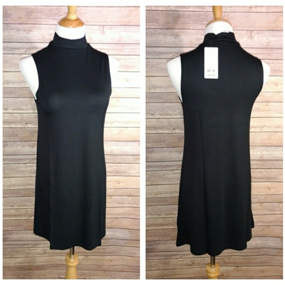 🔹Black Dress 🔹 High Neckline - Picture 2 of 7