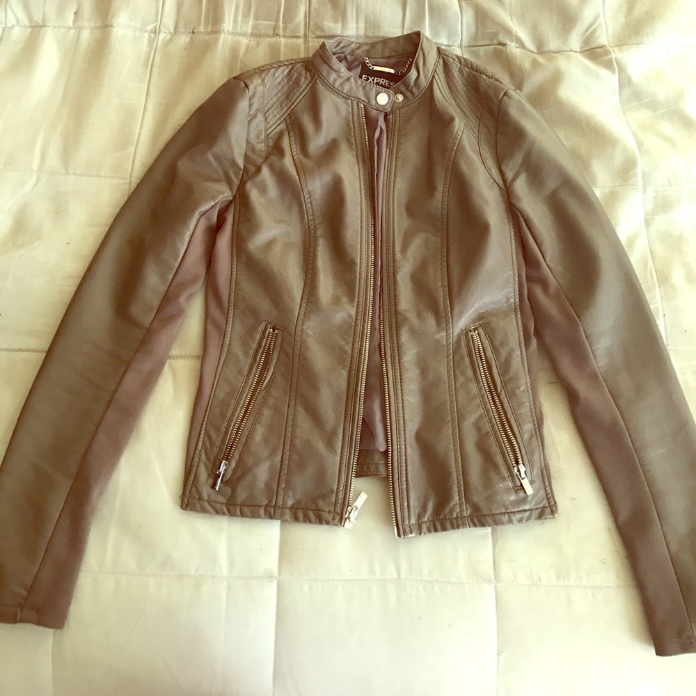 Express leather jacket
