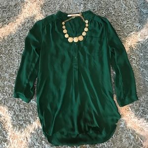 Emerald Green Blouse- StitchFix