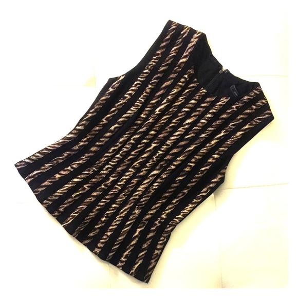 New with Tags! BCBG stripped lined peplum XS - Picture 2 of 8