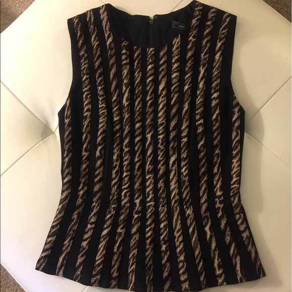 New with Tags! BCBG stripped lined peplum XS - Picture 5 of 8