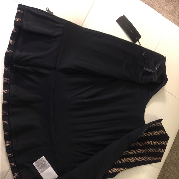 New with Tags! BCBG stripped lined peplum XS - Picture 6 of 8