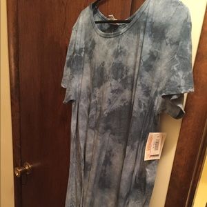 Blue tye dye lularoe Carly