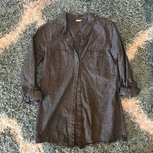 Fossil Gray Chambray Shirt