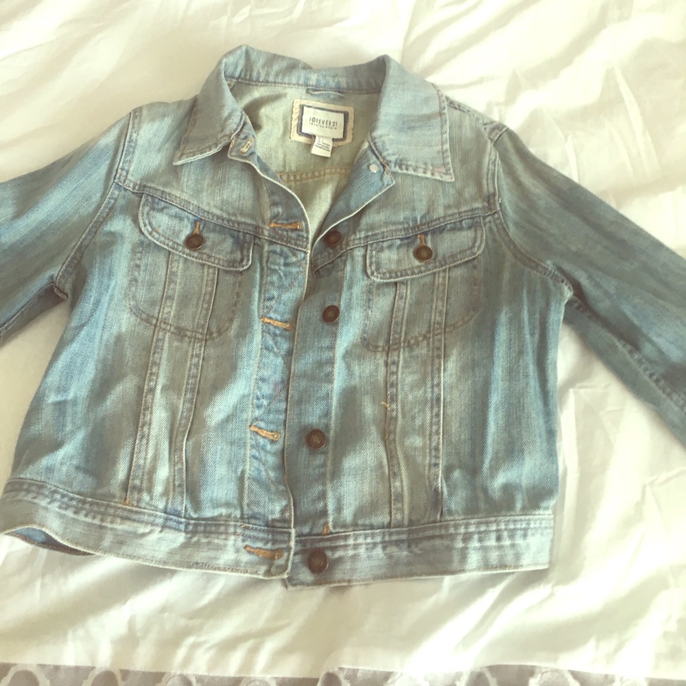 Cropped Jean Jacket