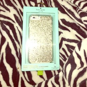 Kate spade gold glitter case 6s plus or 6 plus